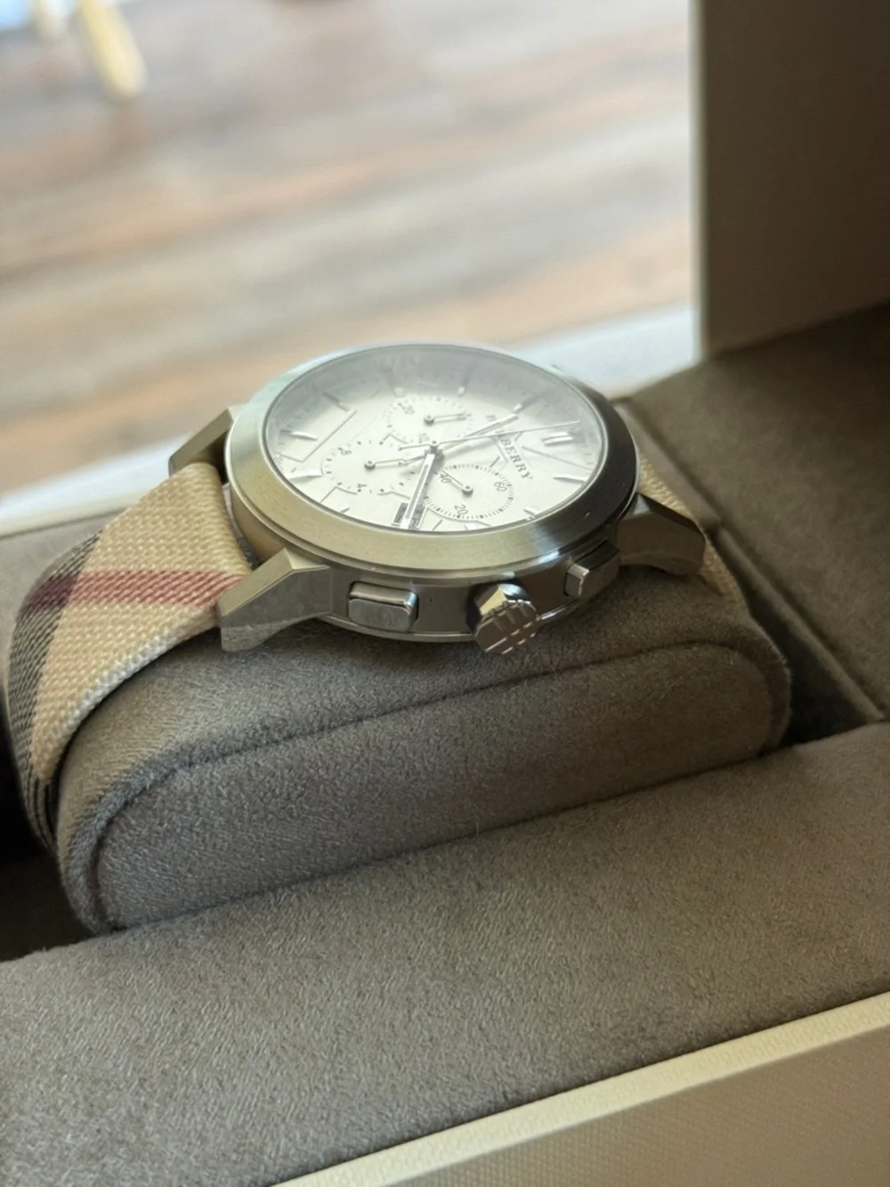 Burberry Swiss Luxury 42mm Chronograph Watch (Model BU9357) - Picture 2 of 8